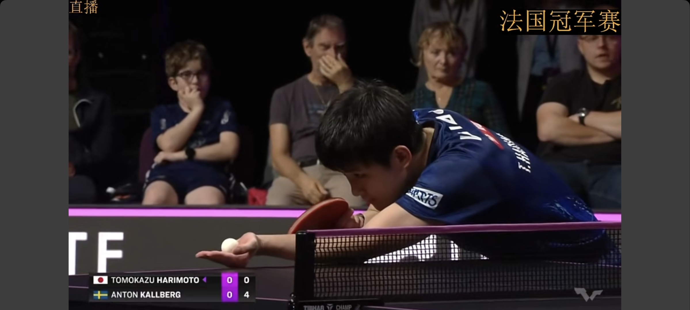 法国队鏖战波兰队，张本智和刷新纪录