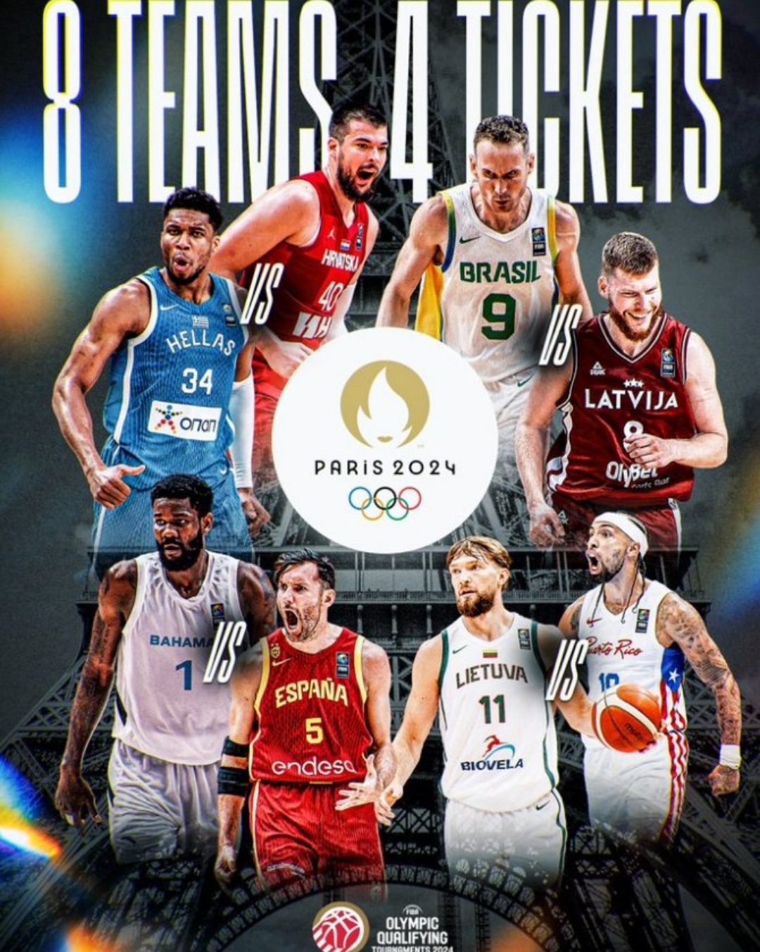 全球各国球队齐聚一堂，篮球盛事风头盖过